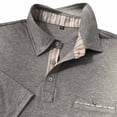 thumbnail image 6 of Yusimy Mens Solid Color Long Sleeve Shirts Casual Classic Button Collar Golf Shirt with Pocket Breathable Fall Clothing, 6 of 7