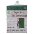thumbnail image 2 of Venice Home Heavy Duty Vinyl Shower Curtain Liner with 12 Metal Grommets Dark Green, 2 of 4