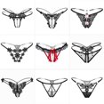thumbnail image 2 of Tanga de cintura baja con bordado Floral para mujer, ropa interior fina ahuecada, bragas sin costuras, lencería Sexy, 2 of 5