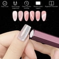 thumbnail image 2 of Imán para uñas Cat Eye C12rtive con forma de hexágono de doble punta, color rosa, 2 of 8