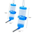 thumbnail image 6 of Visland Hamster Water Bottle, Plastic Steel Ball Design Sturdy No Drip Leak-proof Small Animal Cage Hanging Water Bottle for Small Pet/Bunny/Ferret/Hamster/Guinea Pig/Rabbit/Rat, 6 of 8