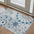 thumbnail image 3 of KUETH 2'x3' Area Rugs for Living Room, Non Slip Machine Washable Vintage Indoor Rug, Ultra Thin Chenille Print Rug for Bedroom Dining Room Home Office, 3 of 9