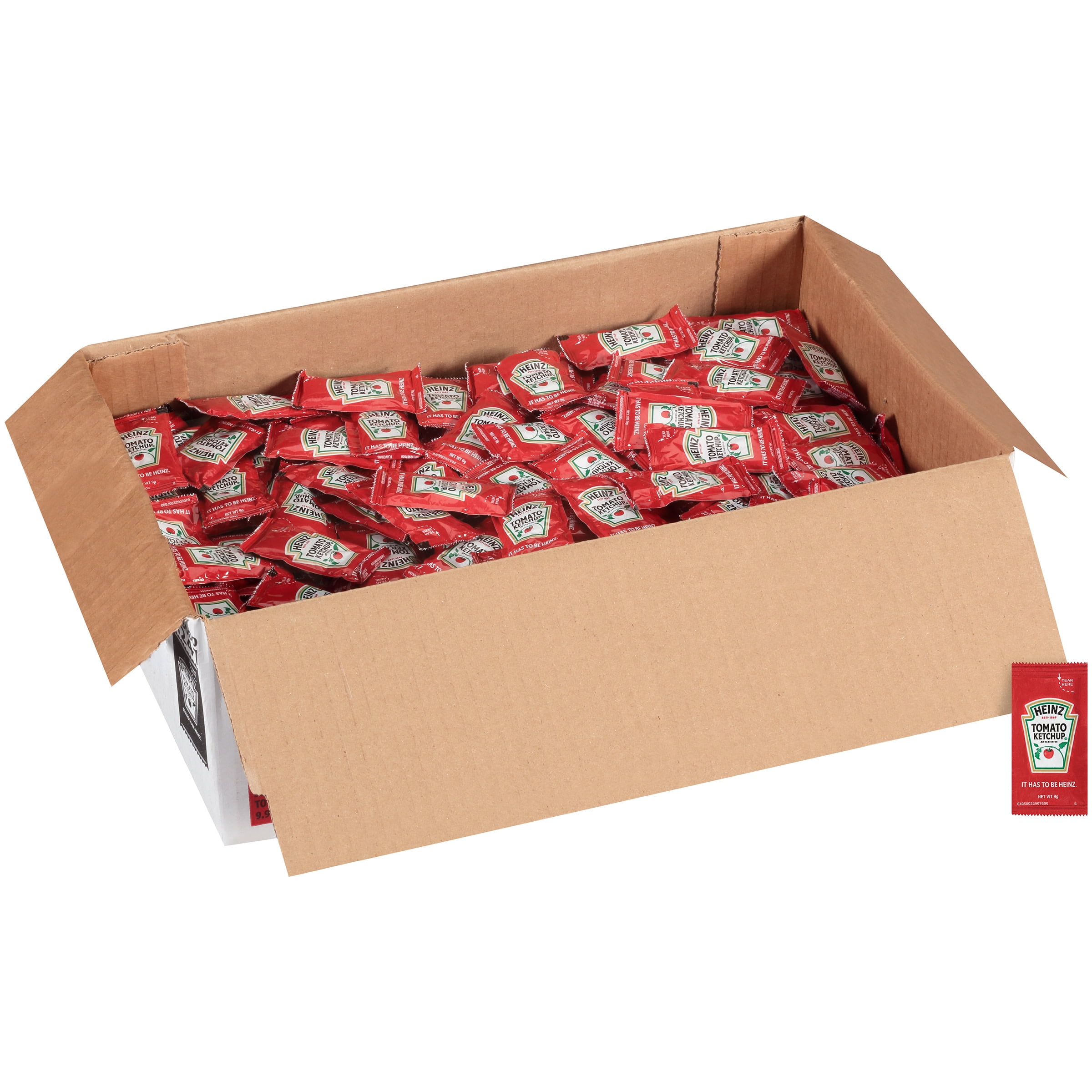 Heinz Tomato Ketchup Single Serve Packets, 500 ct Casepack