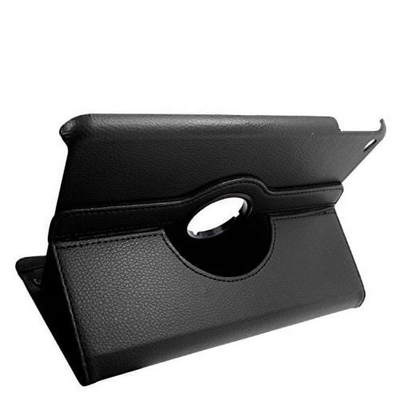 GSA Leather Rotary Flip Case Cover Stand For Apple iPad Mini 4 Black