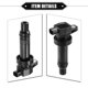 thumbnail image 5 of 4 Uds Bobinas de Encendido Compatibles para Kia Soul L4 1.6L 10-11 Negro Unique Bargains, 5 of 7