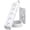 White, variant on General Power Strip Surge Protector with 12 Outlets, Flat Plug Extension Cord 6FT, Ultra Thin Wall Plug, 3-Side Wide Spaced Outlet Extender, Wall Mount Desk Charging Station for Home Office Garage