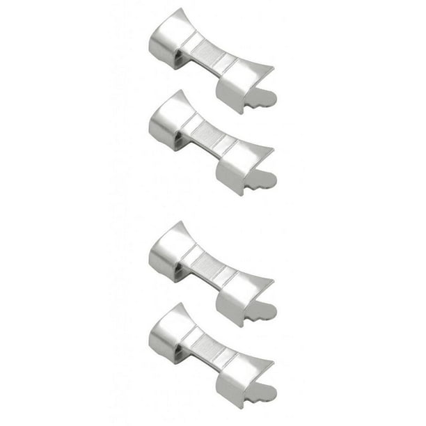 4 Piezas de Reparación de Extremo Curvo de Enlace de Correa de Reloj de material acero Inoxidable Premium 19mm/20mm Hugo Banda de reloj con extremo curvo