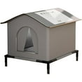 thumbnail image 7 of Weatherproof Feral Cat Shelter - Insulated Winter Cat House | Waterproof Enclosed Pet Tent for Multiple Cats, Outdoor Cat House for Porch, Barn, Yard, Heated Pet House for Cold Weather Protection, 7 of 7