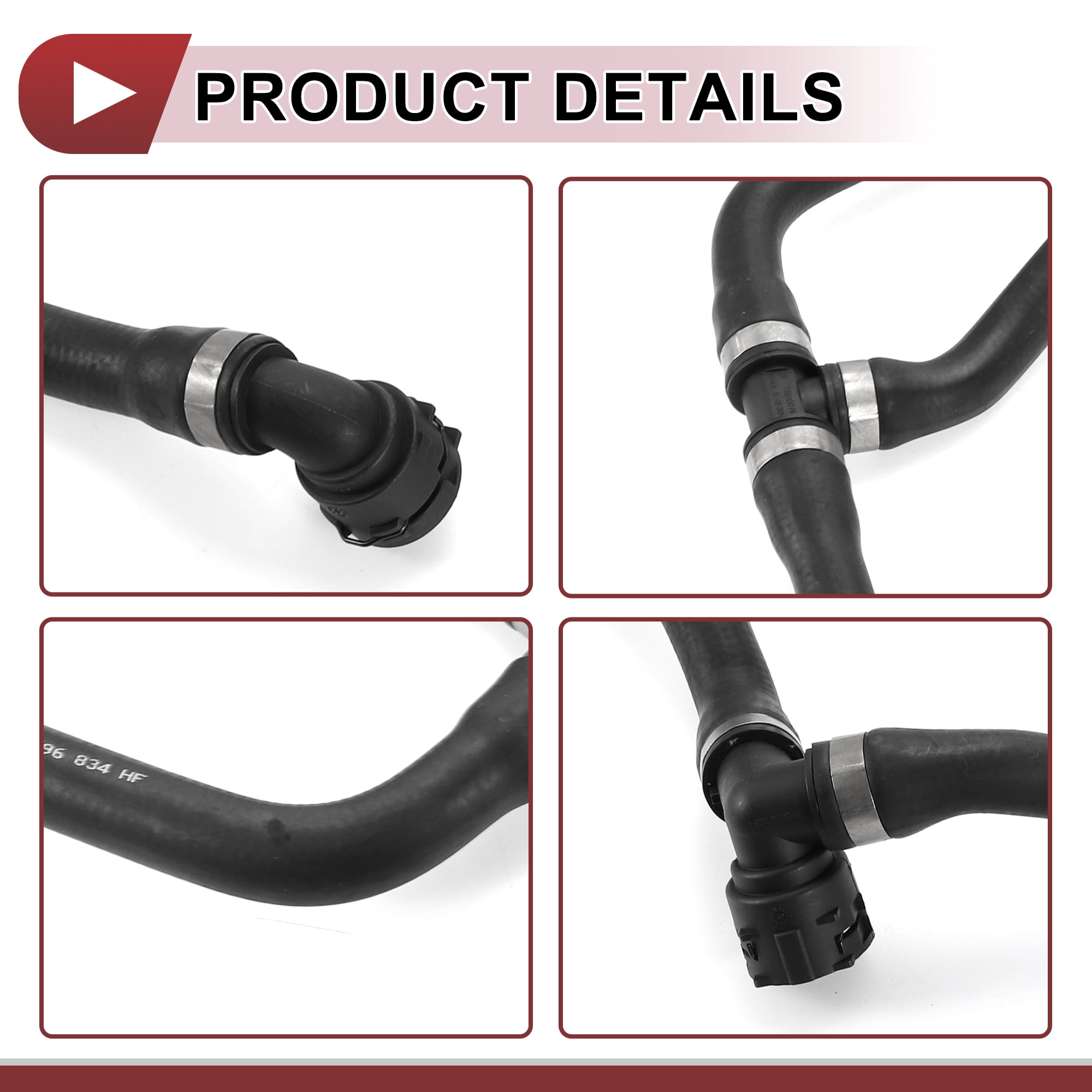 Unique Bargains HVAC Heater Hose for BMW 3 Series F30 316i 2012-2018 Engine Oil Cooler