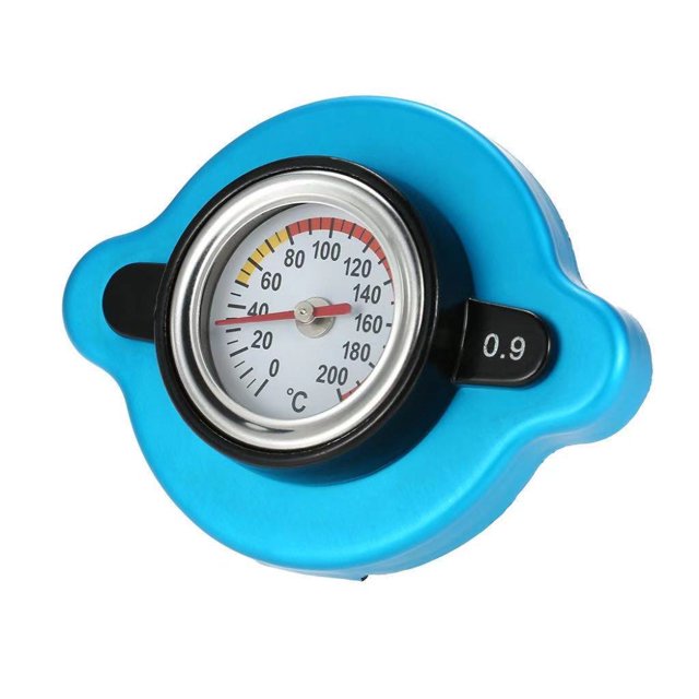 Tapa de radiador termostático de 0,9 bar con indicador de temperatura del agua para remolque de carretilla elevadora de camión ShuxiuWang 8390605842382
