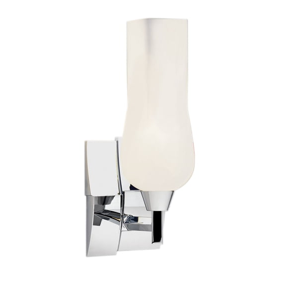 8175-CH-MO-Norwell Lighting-Fleur - 1 Light Wall Sconce-13.88 Inches Tall and 5.38 Inches Wide-Chrome Finish