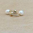 thumbnail image 5 of Yisun Yiway14K Gold Plated  Natural Freshwater Pearl Drop Earrings, Hypoallergenic Dangle Jewelry for Women, 5 of 8