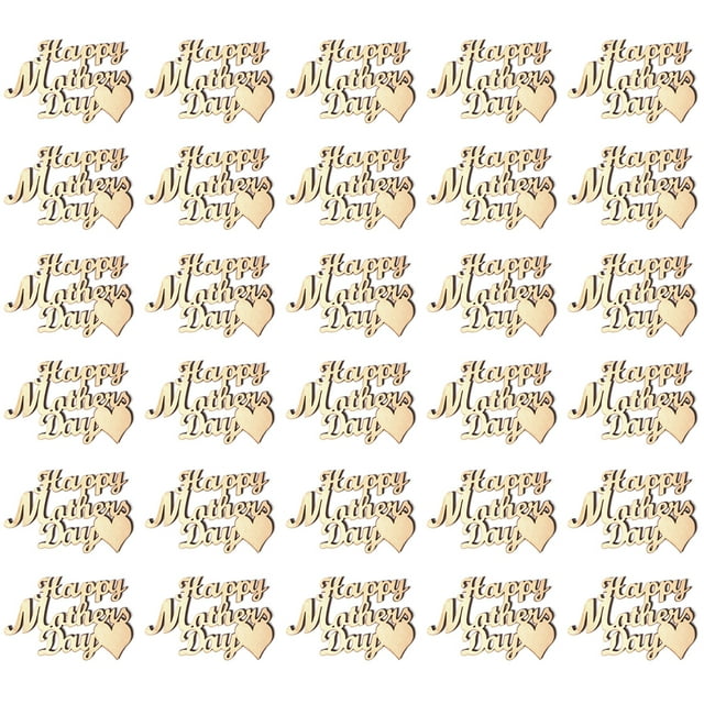 Wosthever Colgante de 30 piezas, regalos para el día de la madre, regalos para papá, decoración para hija, letras de madera, regalo creativo, accesorios Decoración del hogar JM01298