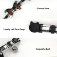 thumbnail image 4 of 4 Pack Cat Collars Breakaway with Bell Cat Collars with Cute Bowtie for Pet Kitten Cats and Small Dogs Pets Adjustable from 8-11In, 4 of 6