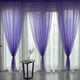 Rideaux de Tulle d'Ombrage pour le Salon Rideaux de Criblage de Fenêtre Drapent la Couleur du Panneau: Taille Violet Moyen: 1 * 2,7 M – image 1 sur 6