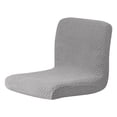 thumbnail image 2 of CHENjy Bar Stool Seat Covers, High Elastic Knitted Wrap, Dining Room Chairs Slipcover for Kitchen Counter Pub, Grey, 2 of 7