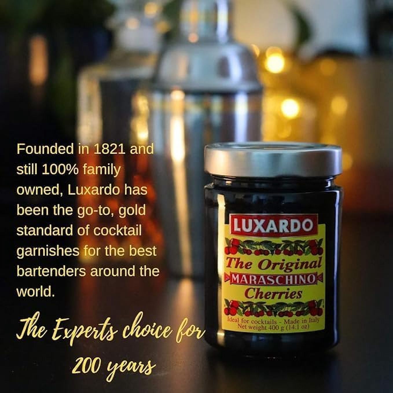 Luxardo Gourmet Maraschino Cherries, 14.1oz (Pack of 3)
