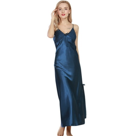 GENGING Womens Nightdress Lingerie Women V Neck Robe Fall Dresses Babydoll Fall Savings Nightdress Sleepwear Kimono Dress