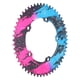 thumbnail image 2 of Anillo De Cadena De Bicicleta, Dientes Negativos Positivos De ánodo Multicolor De Plato Para Bicicletas De Carretera, 2 of 8