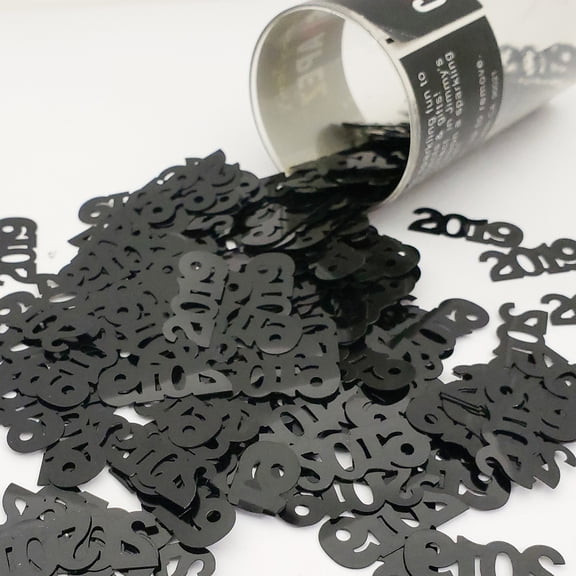 Confetti Year 2019 Black - Pouch (1/2 oz) - CCP7260