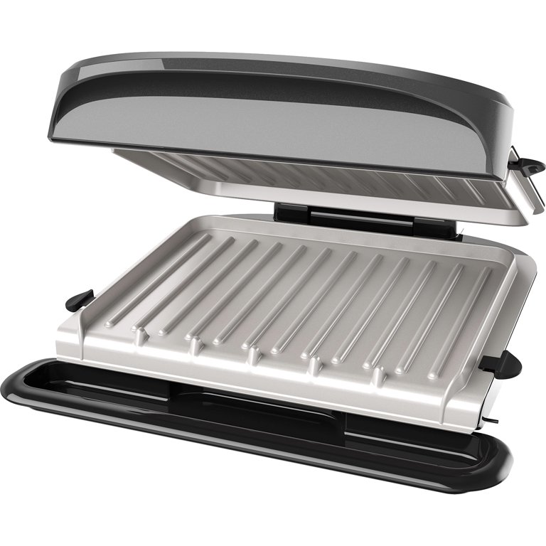 George Foreman 4-Serving Removable Ceramic Plate Grill