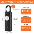 thumbnail image 3 of Loud 140dB Personals Alarm Keychains with StrobeLight Security Alarm for Women Seniors and College Students, 3 of 9