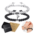 thumbnail image 1 of 2 Pulseras Pareja Con Imán Love Regalo Para Mujer Hombres Xtellar blanco, 1 of 4