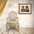 thumbnail image 3 of Unknown 24x19 Gold Ornate Wood Framed with Double Matting Museum Art Print Titled - Cover Up, 3 of 4