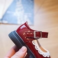 thumbnail image 6 of Girls Dress Shoes Mary Jane Shoes for Girl Low Heel Princess Wedding Shoes, 6 of 7