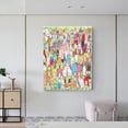 thumbnail image 5 of Lsque Sanrio Pattern Canvas Wall Art – 30x40in Decorative Picture, Contemporary Canvas Print for Home & Office（Vertical）, 5 of 8