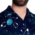 thumbnail image 5 of Cancer Constellation Men's Short Sleeve Beach Button Down Casual Printed Summer Shirts - Unisex, 5 of 6