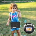 thumbnail image 5 of FJLBDE Case for Samsung Galaxy Tab S8 Plus/S7 FE/S7 Plus 12.4 Inch with Butterfly Stand, Heavy Duty Rugged Protective Cover with Pencil Holder Shoulder Strap for Kids Girls, Black, 5 of 7