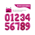 thumbnail image 2 of 40 Inch Hot Pink Number Balloon, Large Size Jumbo Digit Mylar Foil Helium Bright Pink Balloons For Birthday Party Celebration Decorations Graduations, 2 of 5