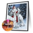 thumbnail image 2 of Cuadros Decorativos Navidad Santa Claus Animal nieve escena 5D diamante DIY pintura Craft Kit Ndcxsfigh Nuevos Originales, 2 of 7