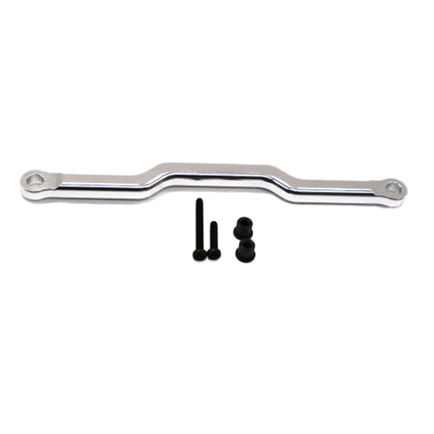 Varilla de enlace de dirección Vogacara para 1/12 ECX Rc RGT136100 aleación de aluminio plata