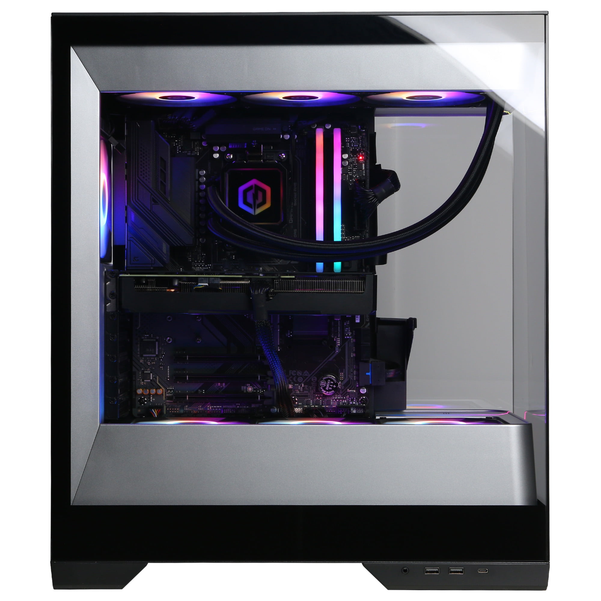 CyberPowerPC Gamer Supreme Gaming PC, AMD Ryzen 9 9900X, NVIDIA GeForce RTX 5070 12GB, 32GB DDR5, 2TB SSD, SLCAI7400CPGV2