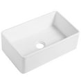 thumbnail image 1 of Pemberly Row White Ceramic 30" Single Bowl Farmhouse Apron Kitchen Sink, 1 of 10