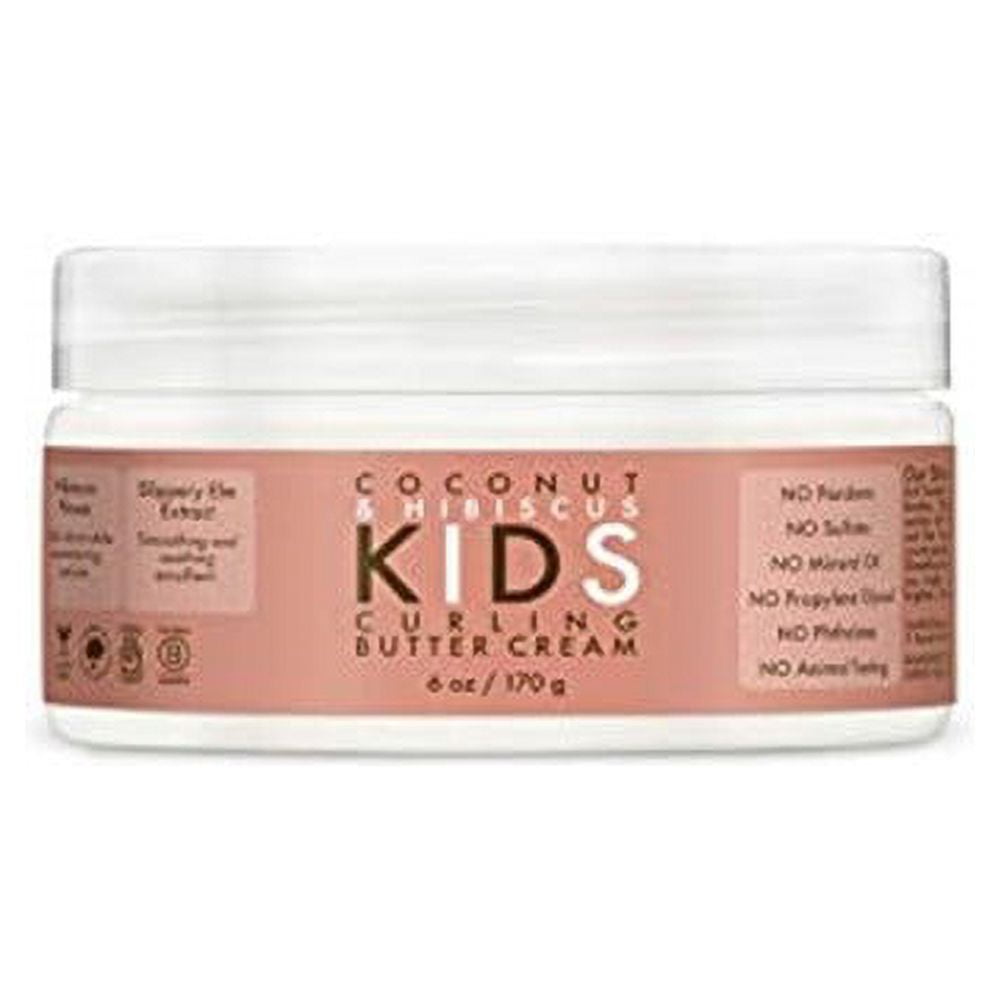 Shea Moisture Kids Combo Pack – Curling Butter Cream & 2-in-1 Shampoo Conditioner, Mit Kokos & Hibiskus