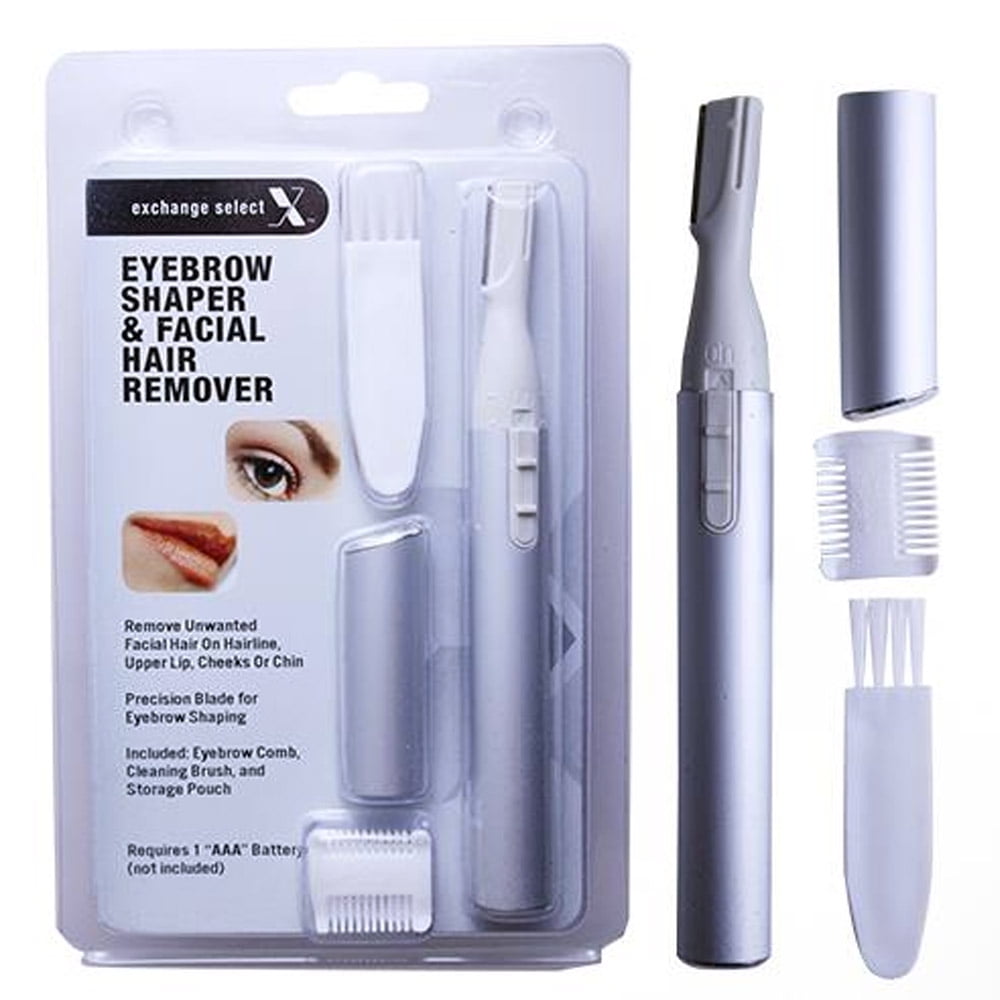 Womens Electric Eyebrow Shaper Facial Hair Remover Brows Trimmer Razor