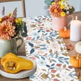 thumbnail image 4 of Spring Flower Cotton Linen Table Runner, Washable Table Runners for Kitchen, Dining Room, Holiday, Home Party Table Decor, 13x72 Inches, 4 of 9