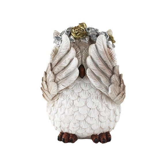 Giaone 1Pc Owl Statues Home Decors Owl Figurines for Shelf Living Room Bedroom Sculptures Small Decors Accent Items