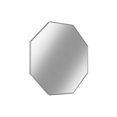 thumbnail image 1 of Metal Octagon Wall Mirror with Frame, Metallic Silver, 1 of 1
