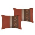 thumbnail image 3 of Bed-in-a-Bag 9-pieces Nekana Brunt Orange Comforter and Sheet Set Queen Size Brown Bed in Bag, 3 of 9