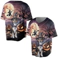thumbnail image 3 of Spooky Halloween Night Witch Toy Fox Terrier Glowing Pumpkins All Over Print 3D Baseball Shirt Dog Lover Softball Sport - 12015, 3 of 6