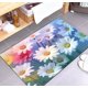 thumbnail image 3 of Nueva alfombra de baño con diseño de flores tridimensionales, antideslizante, absorbente de agua, alfombra de tela con tecnología de alfombra de baño lavable a máquina, 3 of 3