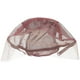 thumbnail image 1 of Peluca de encaje para hacer pelucas, con correa ajustable y redecilla elástica para el pelo, sombrero de malla para mujer (marrón), 1 of 7