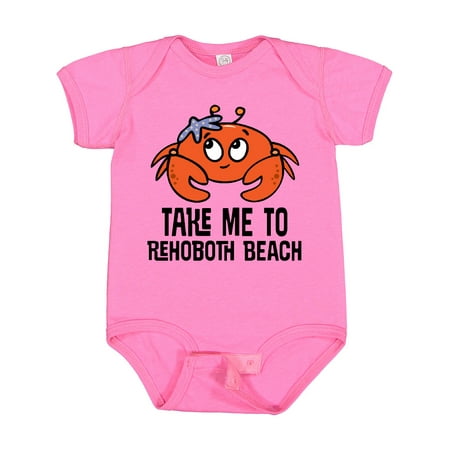 

Inktastic Rehoboth Beach Delaware Cute Crab Gift Baby Boy or Baby Girl Bodysuit