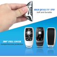 thumbnail image 4 of Key Fob Cover Compatible with Mercedes-Benz CLS CLK AMG GLC GLE GLS ML SL SLK A C E R S G Keychain Case Holder Protector,B-Sliver, 4 of 6