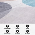 thumbnail image 6 of World Rug Gallery Contemporary Geometric Machine Washable 10'x14' Multi Area Rug, 6 of 9