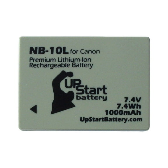 UpStart Battery Canon CB-2LC Battery - Replacement for Canon NB-10L Digital Camera Battery (1000mAh, 7.4V, Lithium-Ion)